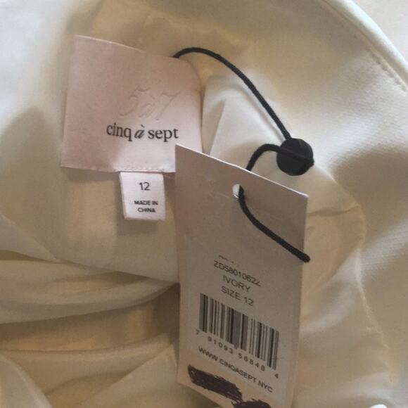 Cinq a Sept Amina Satin Twist Sheath Dress - Picture 11 of 12